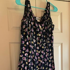 Vintage button up tank dress